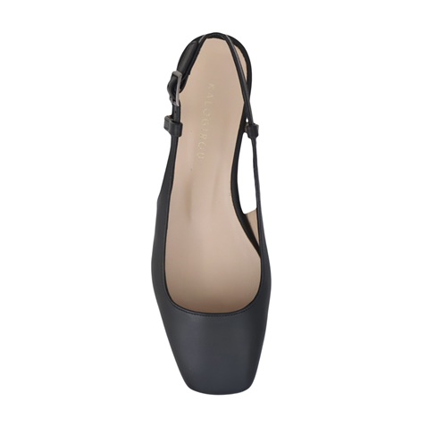 ΚΑΛΟΓΗΡΟΥ-Γυναικεία flat slingback ΚΑΛΟΓΗΡΟΥ ΑΒΑ LEA μαύρα