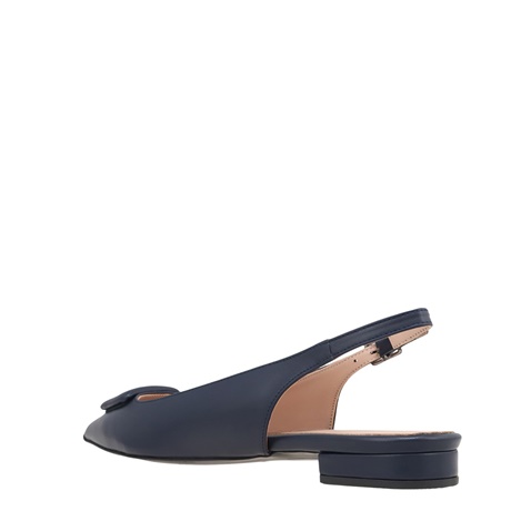 ΚΑΛΟΓΗΡΟΥ-Γυναικεία flat slingback ΚΑΛΟΓΗΡΟΥ ΑΛΦΥ LEA  μπλε