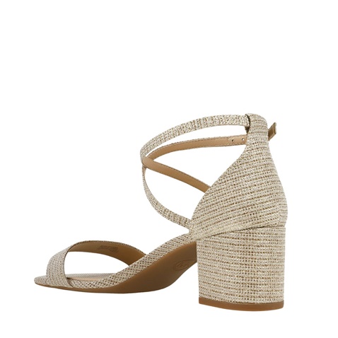 MICHAEL KORS-Γυναικεία πέδιλα MICHAEL KORS 40S2SEMA1D SERENA μπεζ