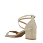 MICHAEL KORS-Γυναικεία πέδιλα MICHAEL KORS 40S2SEMA1D SERENA μπεζ