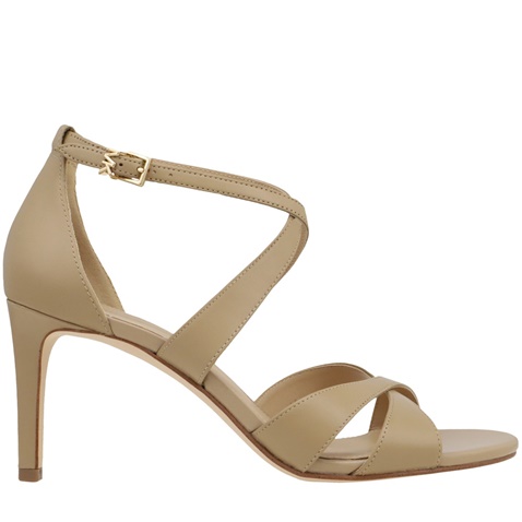 MICHAEL KORS-Γυναικεία πέδιλα MICHAEL KORS 40S3KSMS1L KINSLEY μπεζ