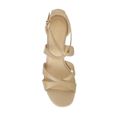 MICHAEL KORS-Γυναικεία πέδιλα MICHAEL KORS 40S3KSMS1L KINSLEY μπεζ