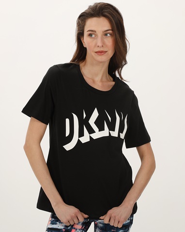 DKNY JEANS-Γυναικείο t-shirt DKNY D2A4A0AT μαύρο