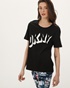 DKNY JEANS-Γυναικείο t-shirt DKNY D2A4A0AT μαύρο