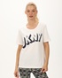 DKNY JEANS-Γυναικεία μπλούζα DKNY D2A4A0AT λευκή