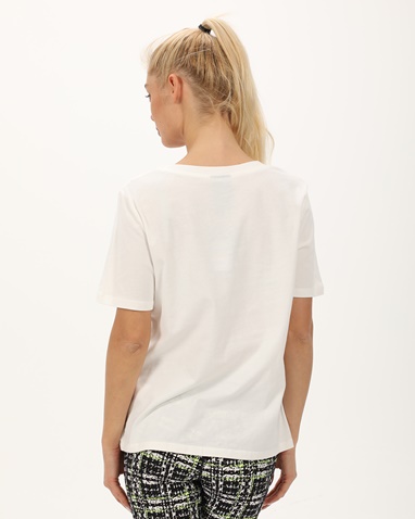 DKNY JEANS-Γυναικεία μπλούζα DKNY D2A4A0AT λευκή