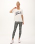 DKNY JEANS-Γυναικεία μπλούζα DKNY D2A4A0AT λευκή