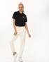 DKNY JEANS-Γυναικεία cropped μπλούζα DKNY D2B4A108 μαύρη