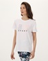 DKNY JEANS-Γυναικείο t-shirt DKNY DP1T8816 LOGO λευκό