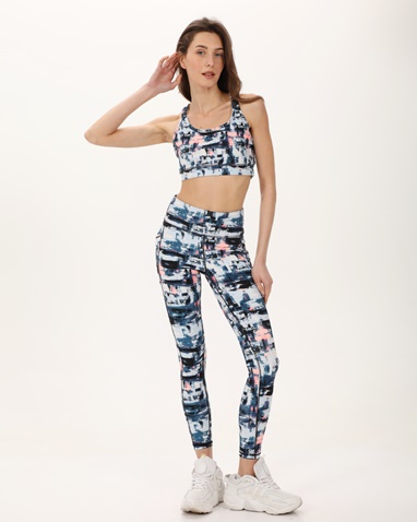DKNY JEANS-Γυναικείο κολάν 7/8  DKNY DP3P2950 πολύχρωμο