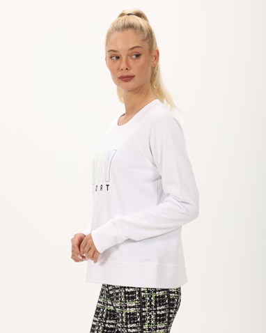 DKNY JEANS-Γυναικεία μπλούζα DKNY DP3T8815 λευκή