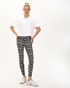 DKNY JEANS-Γυναικεία cropped μπλούζα DKNY DP3T9642 λευκή