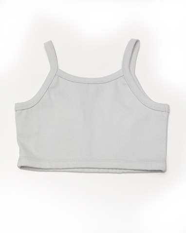 SUGARFREE-Παιδικό crop top SUGARFREE 22612210 γκρι