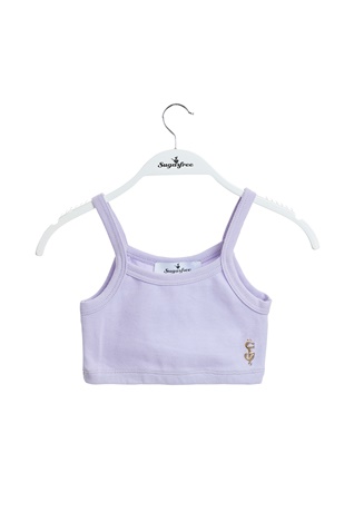 SUGARFREE-Παιδικό crop top SUGARFREE 22612210 λιλά