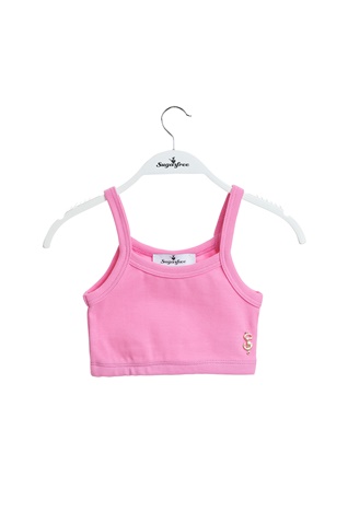 SUGARFREE-Παιδικό crop top SUGARFREE 22612210 ροζ