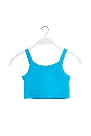 SUGARFREE-Παιδικό crop top SUGARFREE 22612210 τιρκουάζ