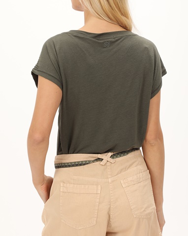 ATTRATTIVO-Γυναικείο t-shirt ATTRATTIVO 9918811 χακί