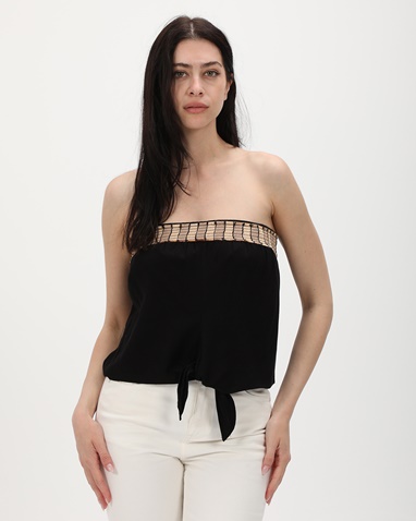 ATTRATTIVO-Γυναικείο strapless top ATTRATTIVO 91099311 μαύρο