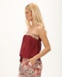 ATTRATTIVO-Γυναικείο strapless top ATTRATTIVO 91099311 μπορντό