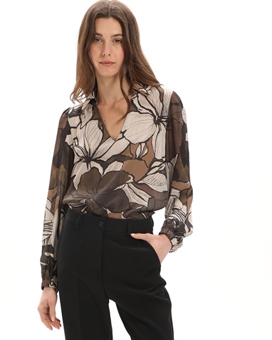 ATTRATTIVO-Γυναικεία tunic ATTRATTIVO 91265221 καφέ