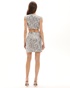 ATTRATTIVO-Γυναικείο mini cut-out φόρεμα ATTRATTIVO 91337774 γκρι 