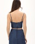 ATTRATTIVO-Γυναικείο cropped top ATTRATTIVO 91253270 μπλε