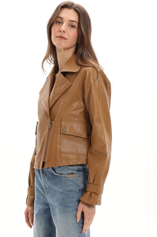 ATTRATTIVO-Γυναικείο jacket ATTRATTIVO 9918337 καφέ