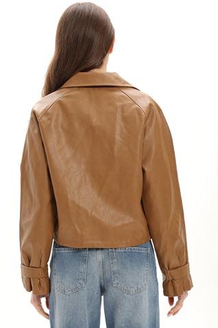 ATTRATTIVO-Γυναικείο jacket ATTRATTIVO 9918337 καφέ
