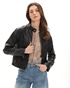 ATTRATTIVO-Γυναικείο biker jacket ATTRATTIVO 9918338 μαύρο