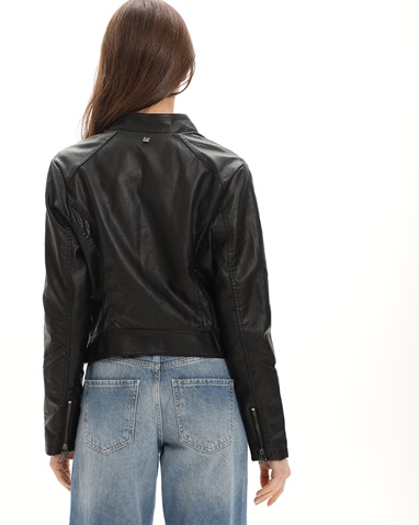 ATTRATTIVO-Γυναικείο biker jacket ATTRATTIVO 9918338 μαύρο