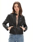 ATTRATTIVO-Γυναικείο biker jacket ATTRATTIVO 9918338 μαύρο