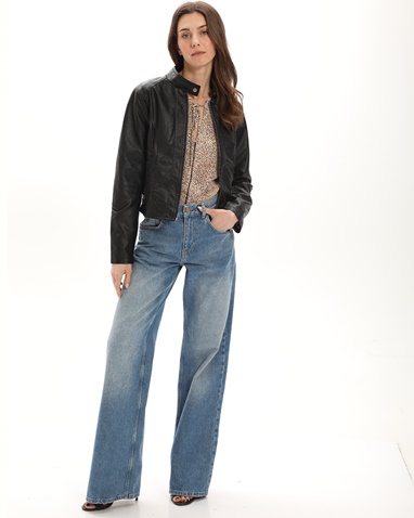 ATTRATTIVO-Γυναικείο biker jacket ATTRATTIVO 9918338 μαύρο