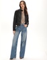 ATTRATTIVO-Γυναικείο biker jacket ATTRATTIVO 9918338 μαύρο