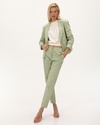 ATTRATTIVO-Γυναικείο σακάκι blazer ATTRATTIVO 9918381 πράσινο μέντας
