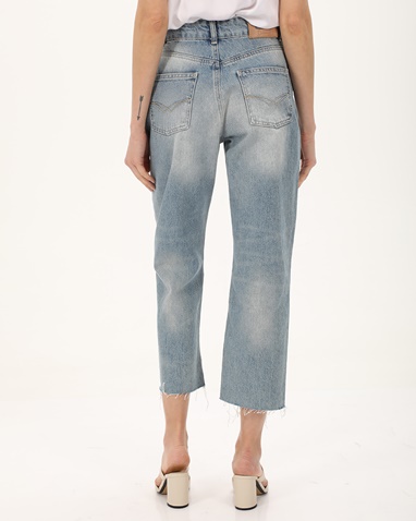 ATTRATTIVO-Γυναικείο cropped jean παντελόνι ATTRATTIVO 9918485 μπλε