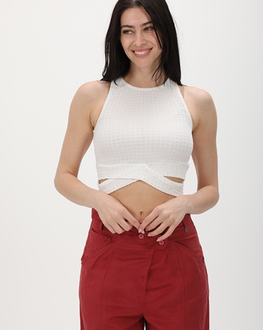 ATTRATTIVO-Γυναικείο top ATTRATTIVO 9918954 λευκό