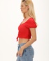 ATTRATTIVO-Γυναικείο cropped top ATTRATTIVO 9918955 κόκκινο