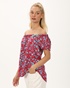 ATTRATTIVO-Γυναικείο off the shoulders top ATTRATTIVO 9919406 κόκκινο
