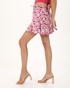 ATTRATTIVO-Γυναικεία mini φούστα σορτς ATTRATTIVO 9919408 ροζ floral