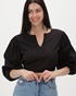 'ALE-Γυναικείο crop top 'ALE 8918492 μαύρη