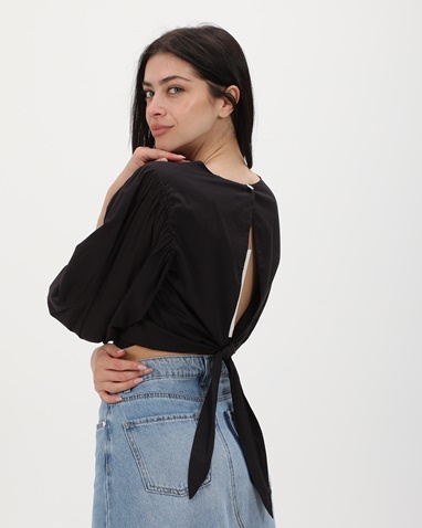 'ALE-Γυναικείο crop top 'ALE 8918492 μαύρη