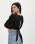 'ALE-Γυναικείο crop top 'ALE 8918492 μαύρη