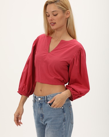 'ALE-Γυναικείο crop top 'ALE 8918492 ροζ