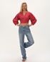 'ALE-Γυναικείο crop top 'ALE 8918492 ροζ