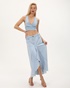'ALE-Γυναικείο cropped top 'ALE 81253424 γαλάζιο