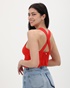 'ALE-Γυναικείο cropped top 'ALE 81311416 κοραλί