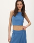 'ALE-Γυναικείο crop top 'ALE 82256431 μπλε