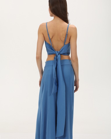 'ALE-Γυναικείο crop top 'ALE 82256431 μπλε