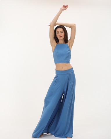 'ALE-Γυναικείο crop top 'ALE 82256431 μπλε