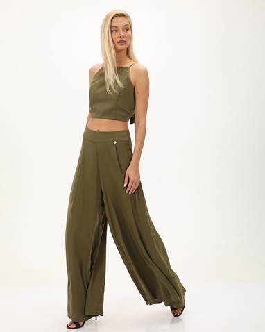 'ALE-Γυναικείο crop top 'ALE 82256431 λαδί